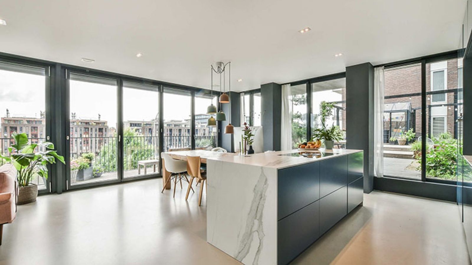 inside look of luxury kitchen