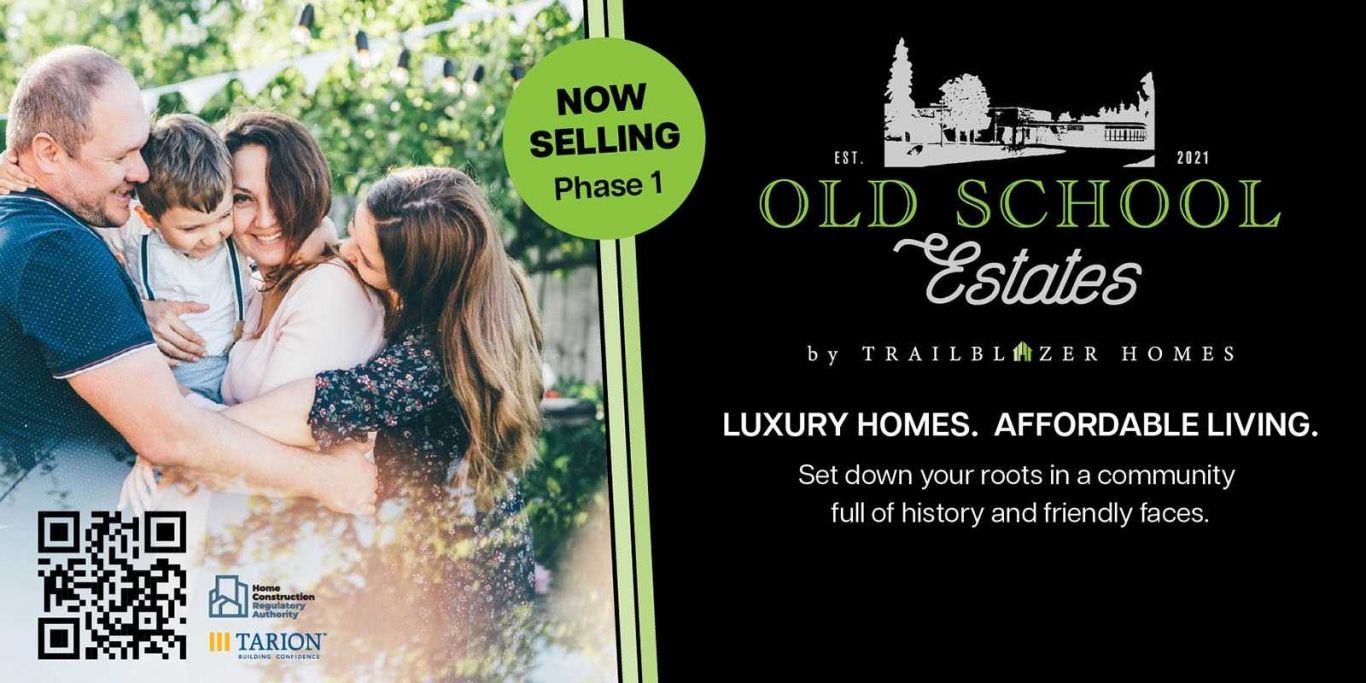 Old School Estates New Home Development Trailblazer Homes