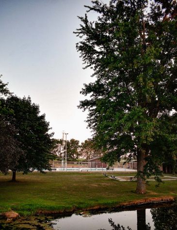 photo of seaforth park with trees and water in front