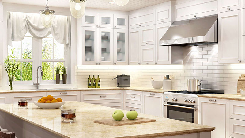 inside luxury kitchen